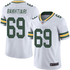 Youth Green Bay Packers #69 David Bakhtiari White Vapor Untouchable Stitched NFL Jersey