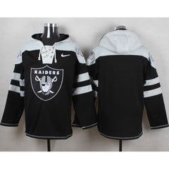 Raiders Blank Black Player Pullover NFL Hoodie