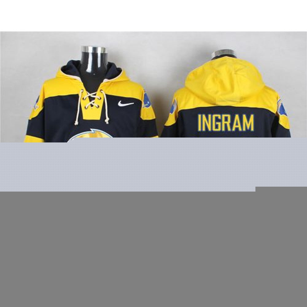 Chargers #54 Melvin Ingram Navy Blue Player Pullover NFL Hoodie