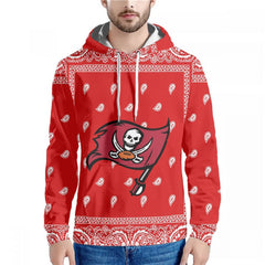 Men's Tampa Bay Buccaneers Red Pullover Hoodie