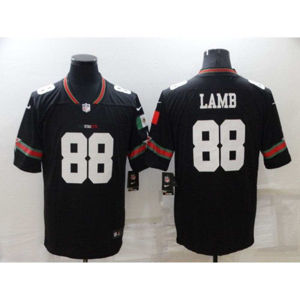 Women's Dallas Cowboys #88 CeeDee Lamb Black Mexico Stitched Jersey(Run Small)