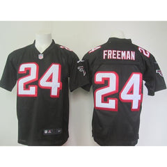 Falcons #24 Devonta Freeman Black Alternate Men's Stitched NFL Elite Jersey