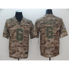 Men's Cleveland Browns #6 Baker Mayfield 2018 Camo Salute to Service Limited Stitched NFL Jersey