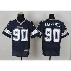 Cowboys #90 Demarcus Lawrence Navy Blue Team Color Men's Stitched NFL Elite Jersey