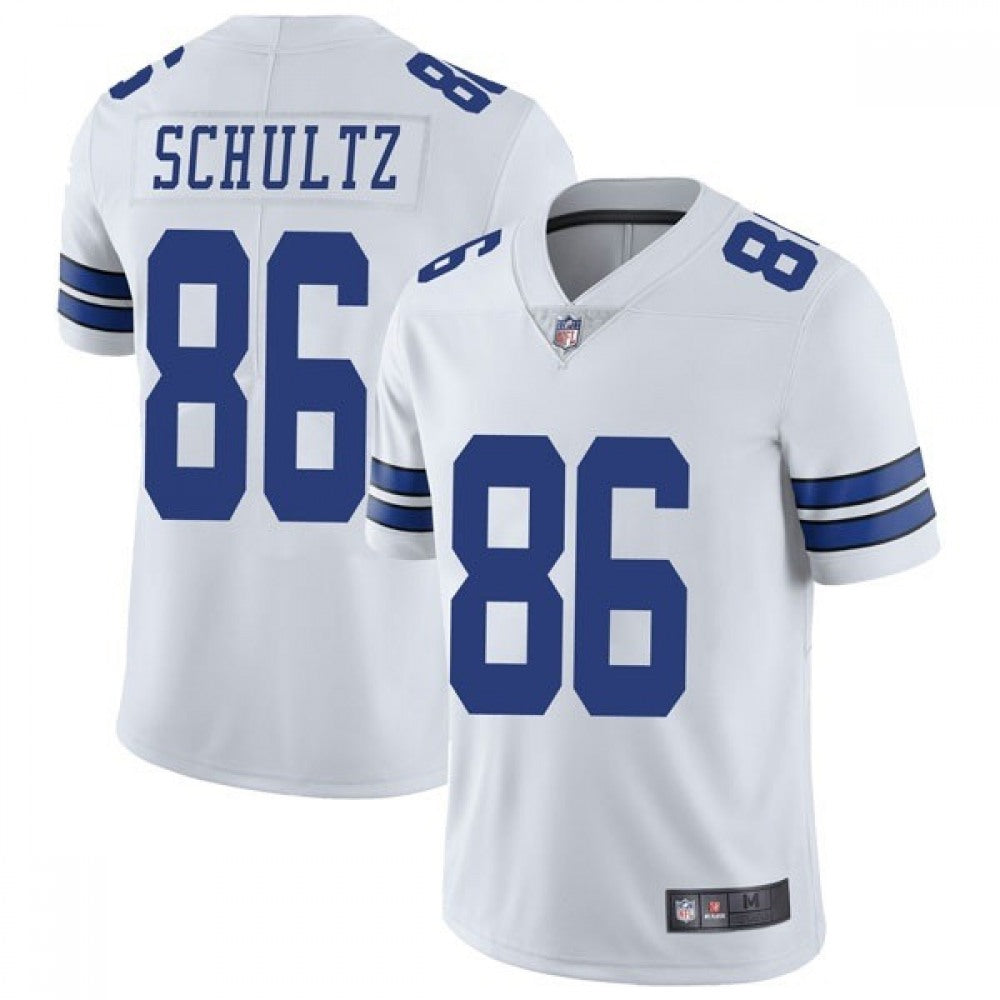 Men's Dallas Cowboys #86 Dalton Schultz White Vapor Untouchable Limited Stitched Jersey
