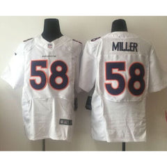 Broncos #58 Von Miller White Men's Stitched NFL Elite Event Jersey