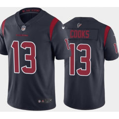 Men's Houston Texans #13 Brandin Cooks New Navy Color Rush Limited Stitched Jersey