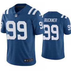 Men's Indianapolis Colts #99 DeForest Buckner Blue Vapor Untouchable Limited Stitched Jersey