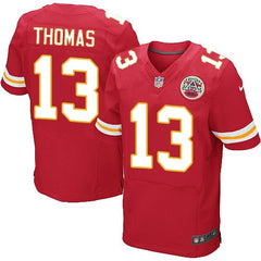 Chiefs #13 De'Anthony Thomas Red Team Color Men's Stitched NFL Elite Jersey