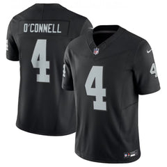 Men's Las Vegas Raiders #4 Aidan O'Connell Black 2023 F.U.S.E Vapor Untouchable Stitched Football Jersey