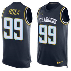 Chargers #99 Joey Bosa Navy Blue Team Color Men's Stitched NFL Limited Tank Top Jersey
