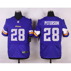 Vikings #28 Adrian Peterson Purple Team Color Men's Stitched NFL Elite Jersey