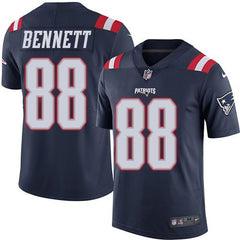 Patriots #88 Martellus Bennett Navy Blue Men's Stitched NFL Limited Rush Jersey