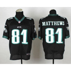 Eagles #81 Jordan Matthews Black Alternate Men's Stitched NFL Elite Jersey