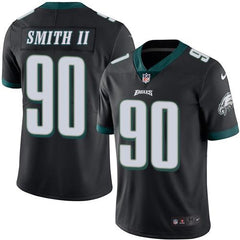 Eagles #90 Marcus Smith II Black Men's Stitched NFL Limited Rush Jersey