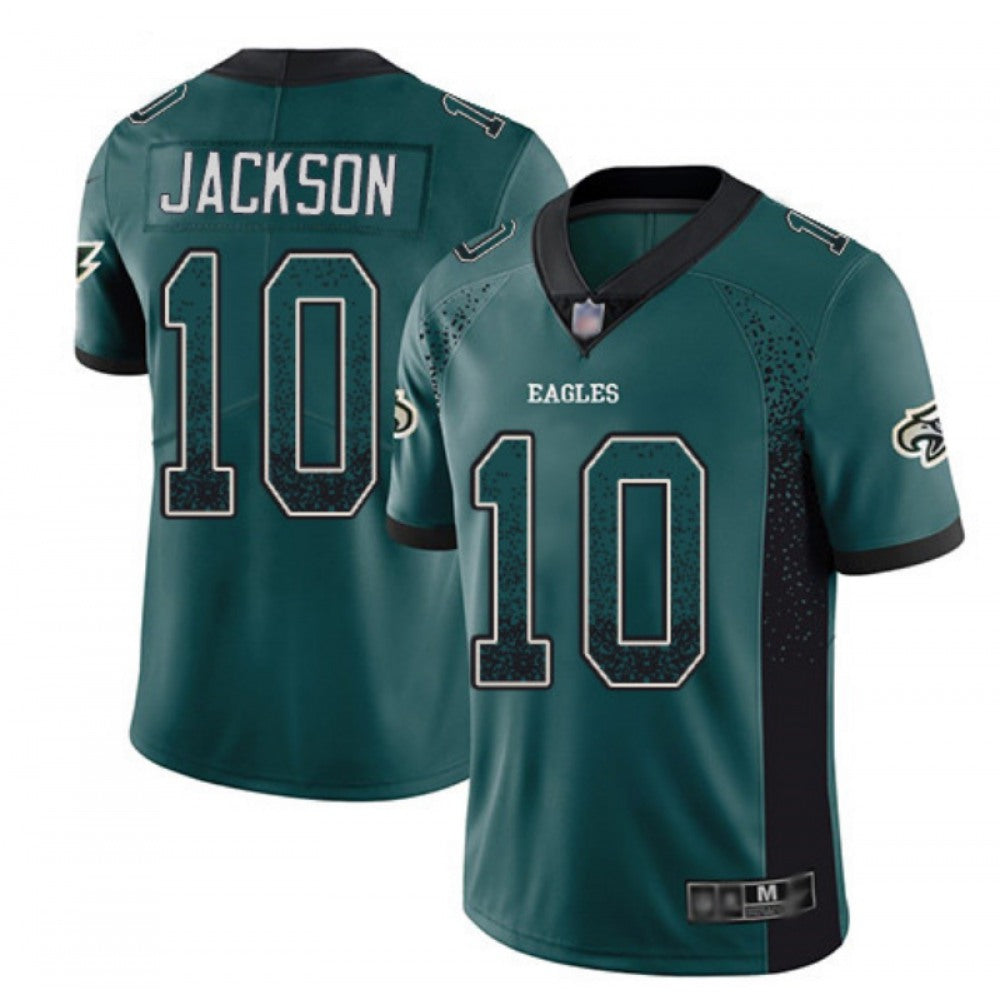 Men's Philadelphia Eagles #10 DeSean Jackson Blue Drift Fashion Color Rush Limited NFL Jersey