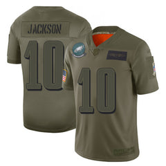 Men's Philadelphia Eagles #10 DeSean Jackson 2019 Camo Salute To Service Limited Stitched NFL Jersey