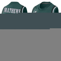 Eagles #24 Ryan Mathews Midnight Green Team Color Men's Stitched NFL Limited Tank Top Jersey