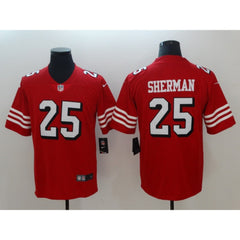 Men's NFL San Francisco 49ers #25 Richard Sherman Red 2018 Vapor Untouchable Limited Stitched NFL Jersey