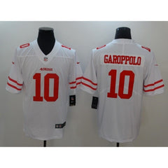 Men's San Francisco 49ers #10 Jimmy Garoppolo White Vapor Untouchable Limited Stitched NFL Jersey