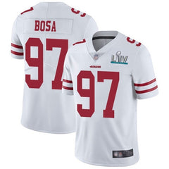 Men's San Francisco 49ers #97 Nick Bosa White Super Bowl LIV Vaper Untouchable Limited Stitched NFL Jersey