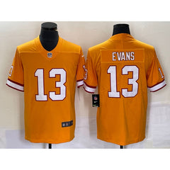 Men's Tampa Bay Buccaneers #13 Mike Evans Orange Vapor Untouchable Limited Stitched Jersey