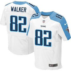 Titans #82 Delanie Walker White Men's Stitched NFL Elite Jersey