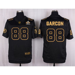 Redskins #88 Pierre Garcon Black Men's Stitched NFL Elite Pro Line Gold Collection Jersey