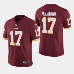 Men's Washington Redskins #17 Terry McLaurin Red Vapor Untouchable Limited NFL Stitched Jersey