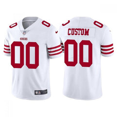Men's San Francisco 49ers Active Player Custom 2022 New White Vapor Untouchable Stitched Football Jersey