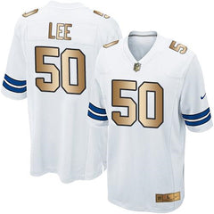 Cowboys #50 Sean Lee White Youth Stitched NFL Elite Gold Jersey