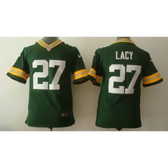 Packers #27 Eddie Lacy Green Team Color Youth Stitched NFL Elite Jersey