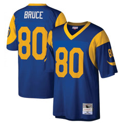 Youth Los Angeles Rams #80 Isaac Bruce St. Louis Rams Mitchell & Ness Stitched Blue Jersey
