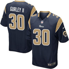 Rams #30 Todd Gurley II Navy Blue Team Color Youth Stitched NFL Elite Jersey