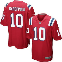 Patriots #10 Jimmy Garoppolo Red Alternate Youth Stitched NFL Elite Jersey