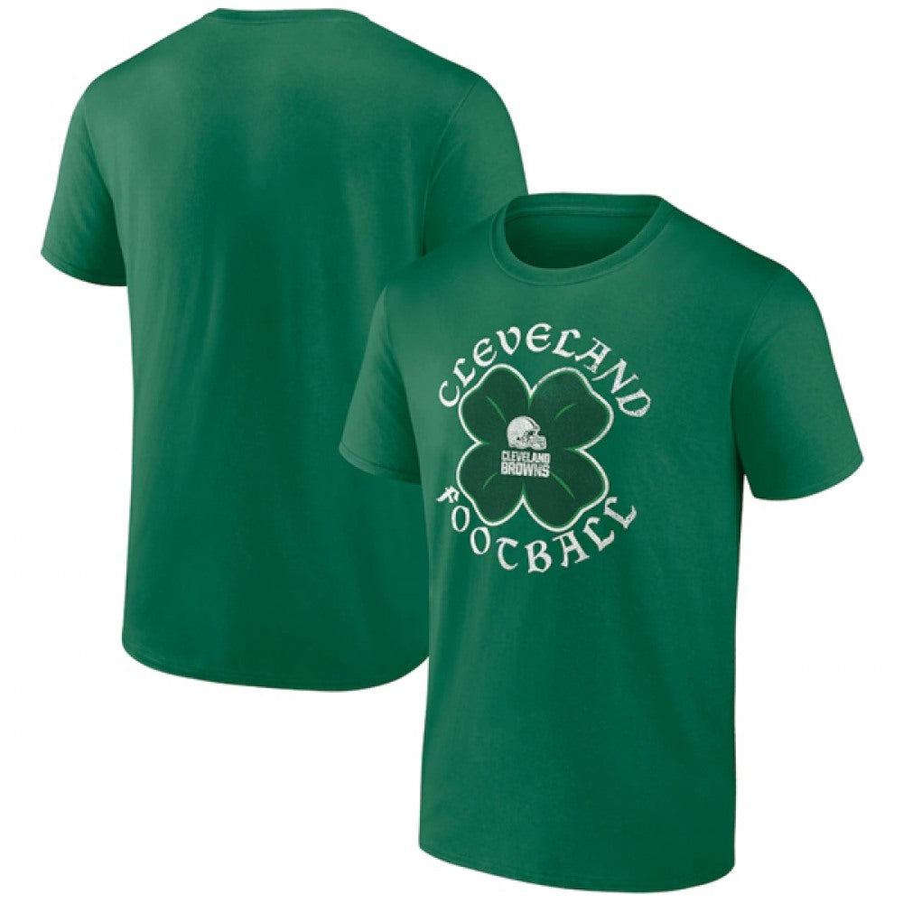 Men's Cleveland Browns Kelly Green St. Patrick's Day Celtic T-Shirt