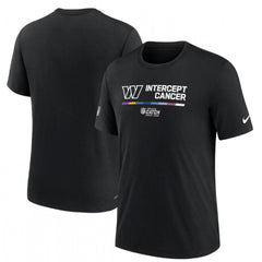 Men's Washington Commanders 2022 Black Crucial Catch Performance T-Shirt