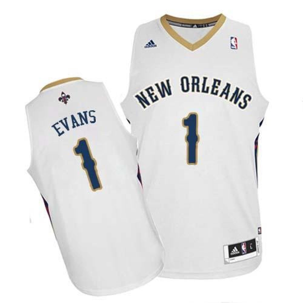 Revolution 30 Pelicans #1 Tyreke Evans White Stitched NBA Jersey