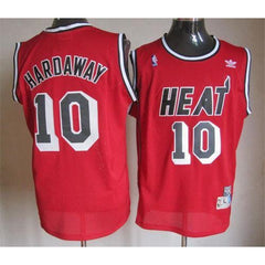 Heat #10 Tim Hardaway Red Throwback Stitched NBA Jersey