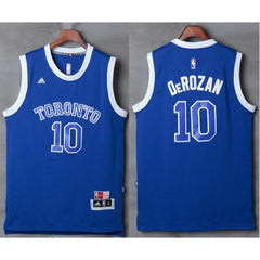 Raptors #10 DeMar DeRozan Light Blue Stitched NBA Jersey