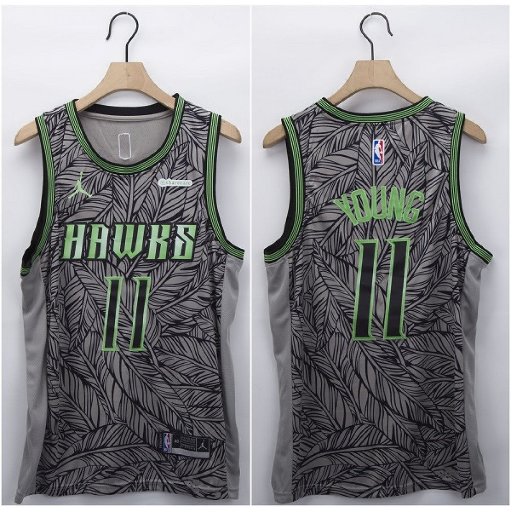 Men's Atlanta Hawks #11 Trae Young Fashion Edition Stitched NBA Jersey
