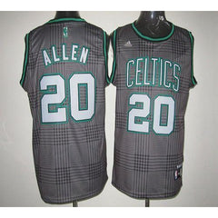 Celtics #20 Ray Allen Black Rhythm Fashion Embroidered NBA Jersey