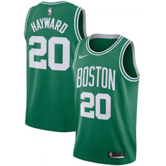 Men's Boston Celtics #20 Gordon Hayward Green Icon Edition Swingman Stitched Jersey