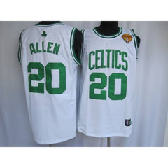 Celtics #20 Ray Allen Stitched White Final Patch NBA Jersey