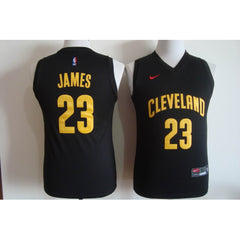 Men's Cleveland Cavaliers #23 LeBron James Black Fashion Stitched NBA Jersey