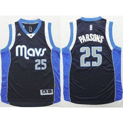 Revolution 30 Mavericks #25 Chandler Parsons Navy Blue Stitched NBA Jersey