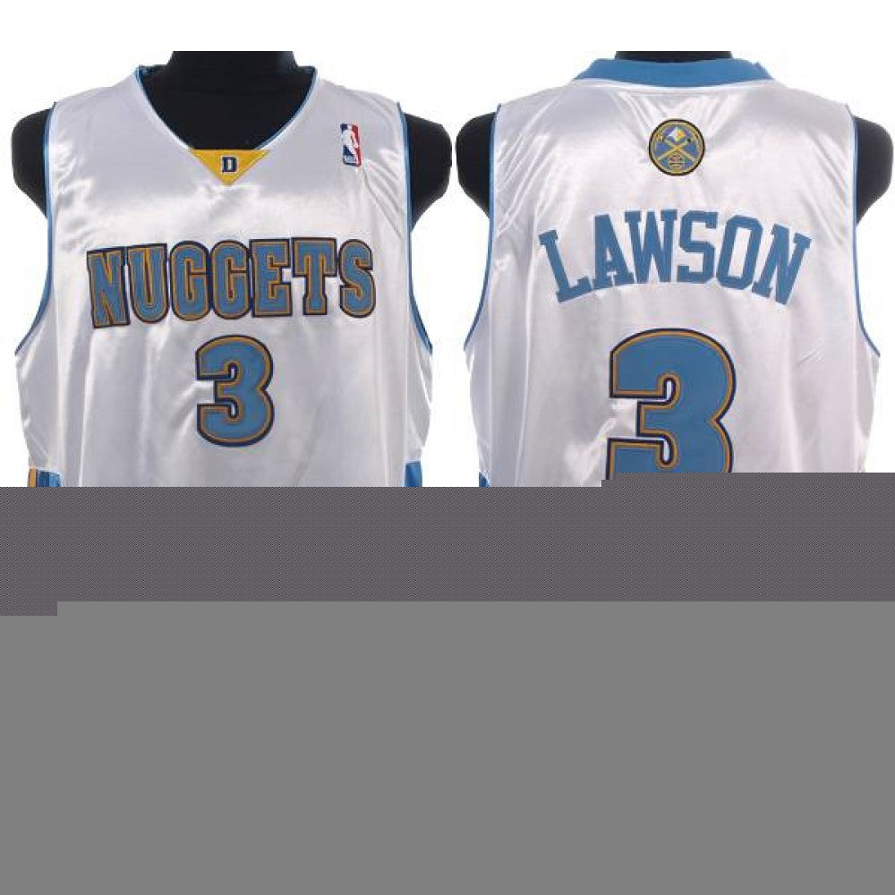 Nuggets #3 Ty Lawson Stitched White NBA Jersey