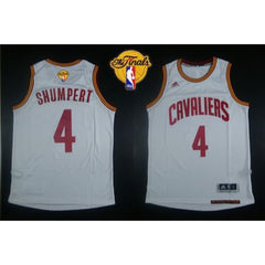 Revolution 30 Cavaliers #4 Iman Shumpert White The Finals Patch Stitched NBA Jersey