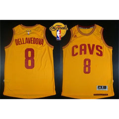 Revolution 30 Cavaliers #8 Matthew Dellavedova Gold The Finals Patch Stitched NBA Jersey