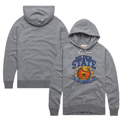 Men's Golden State Warriors 2021-2022 Grey NBA Finals Champions Trophy Tri-Blend Pullover Hoodie